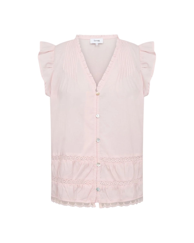 Levete Room - LR-ROSY 2 Bluse Lyserød