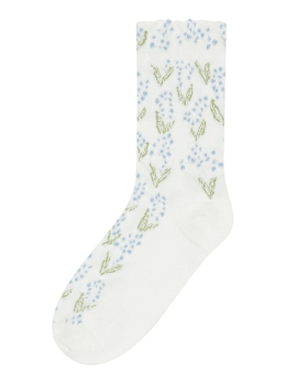 Plisse - DELFI SOCK HVID