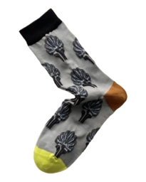 Plisse - LUTON SOCK GRÅ