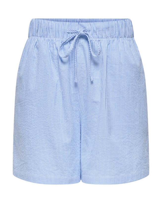 Only -  AUGUSTA SHORTS BLÅ