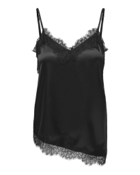 Only - BELLA SATIN LACE TOP Only - BELLA SATIN LACE TOP