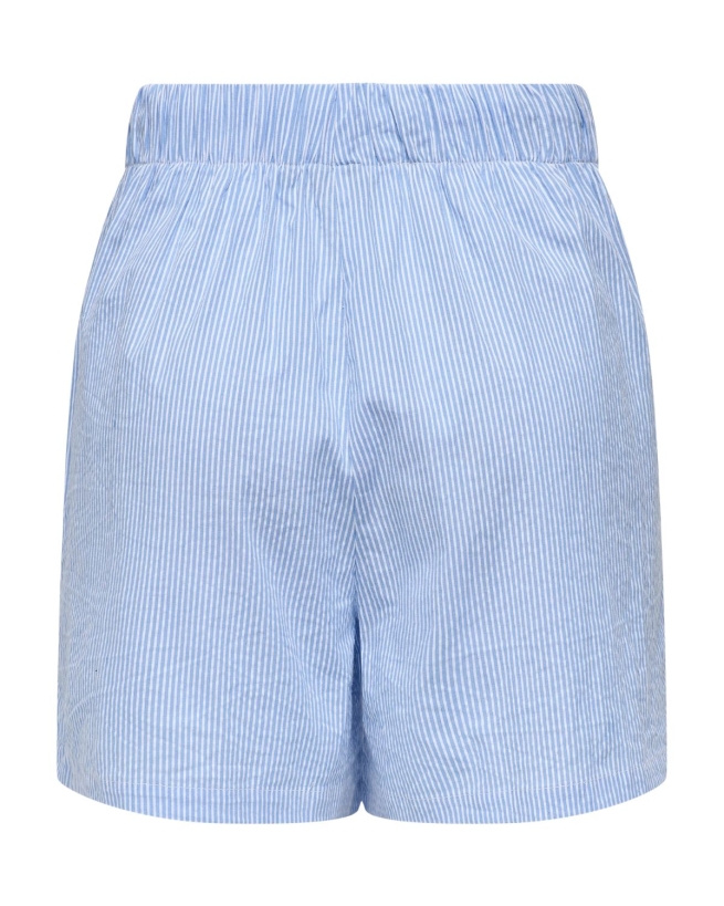 Only -  AUGUSTA SHORTS BLÅ