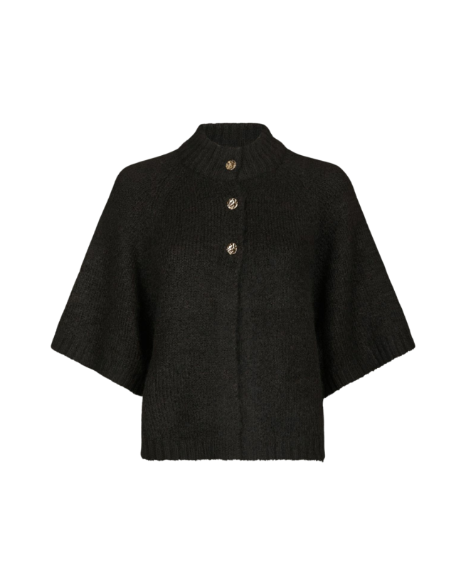 Neo Noir - Benuta Fluffy Knit Cardigan