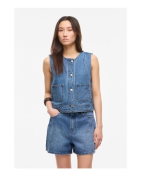 Rough Edit - DENIM WAISTCOAT