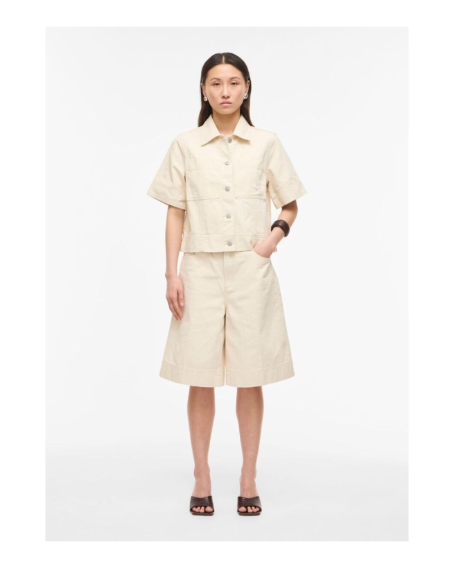 Rough Edit - SHORT SLEEVED DENIM SHIRT