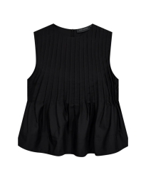 Copenhagen Muse - CMPLEAT - TOP MED PEPLUM I SORT Copenhagen Muse - CMPLEAT - TOP MED PEPLUM I SORT