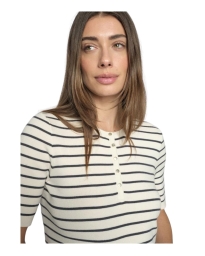 Mos Mosh - Aliz Caliz Stripe SS Knit