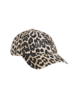 Ganni - Leopardmønstret kanvaskasket Ganni - Leopardmønstret kanvaskasket