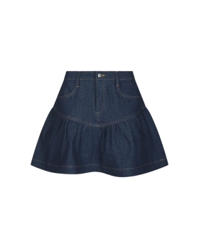 Neo Noir - Tripa Denim Frill Skirt