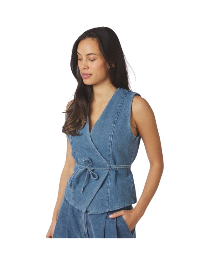 Neo Noir - Samara Denim Waistcoat