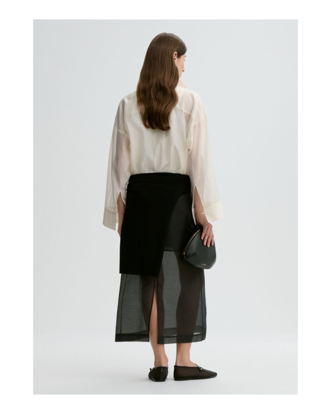 By Malene Birger - Derris silk organza shirt