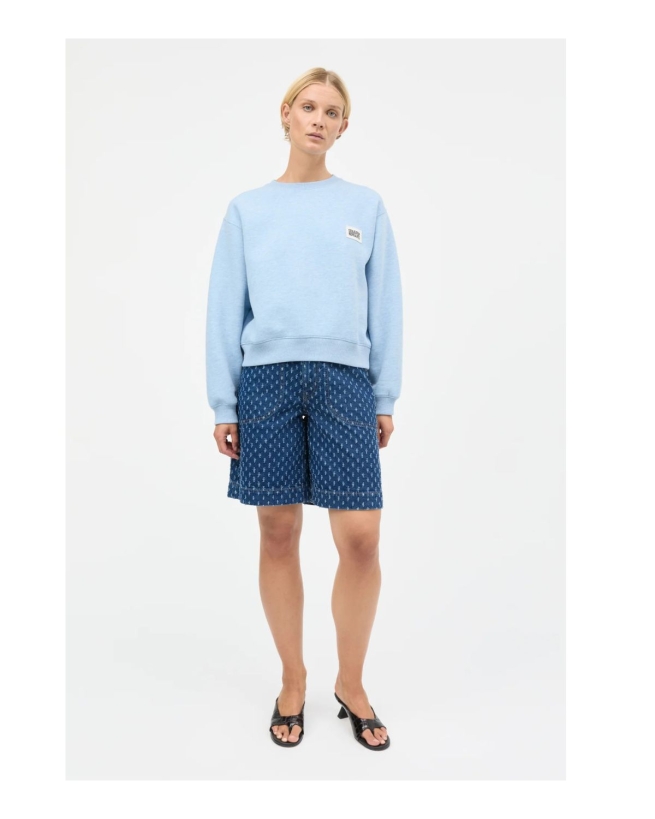Mads Nørgaard - Taylor Sweatshirt - LYSEBLÅ