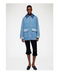 Ganni - Jakke i patchwork denim Ganni - Jakke i patchwork denim