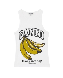 Ganni - BANAN TANKTOP Ganni - BANAN TANKTOP