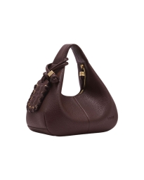 Ganni - MINI HOBO BRUN