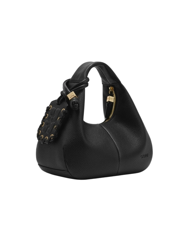 Ganni - MINI HOBO TASKE SORT