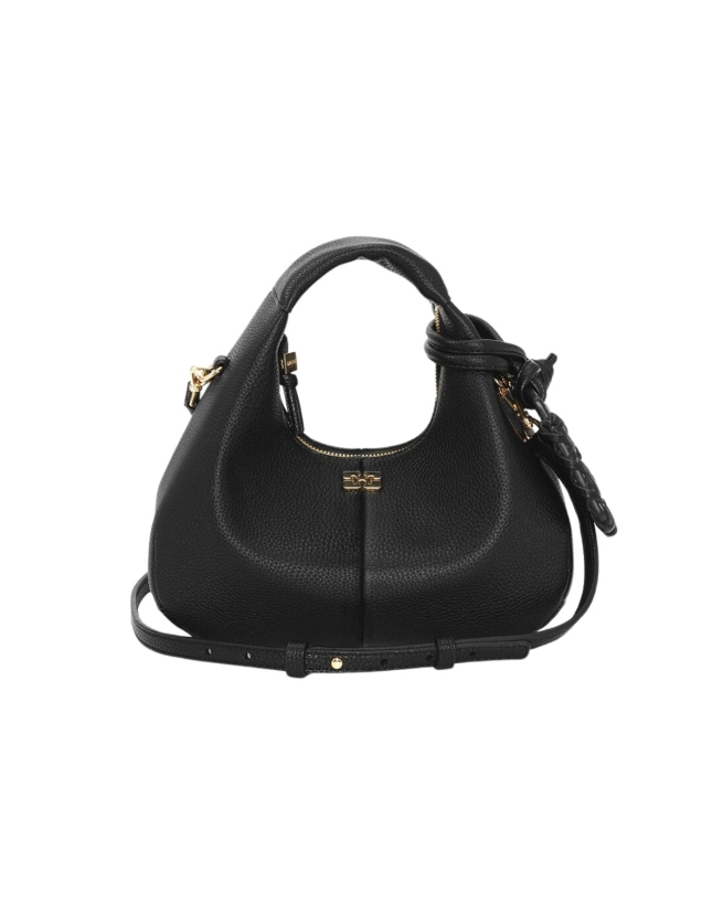 Ganni - MINI HOBO TASKE SORT