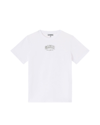 Ganni - T-SHIRT MED LOGO