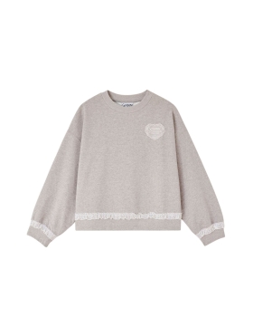 Ganni - Sweatshirt Med Blonder