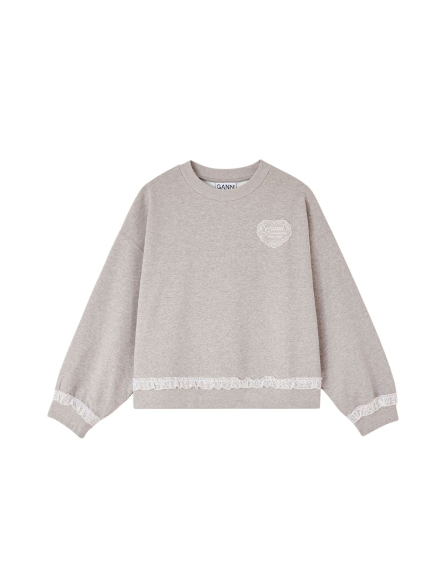 Ganni - Sweatshirt Med Blonder