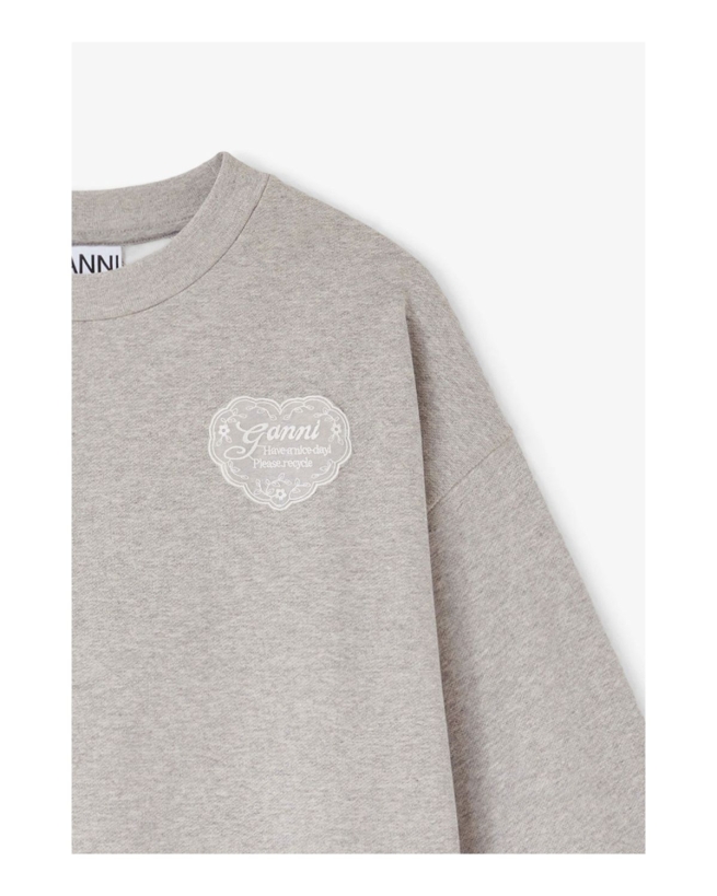 Ganni - Sweatshirt Med Blonder