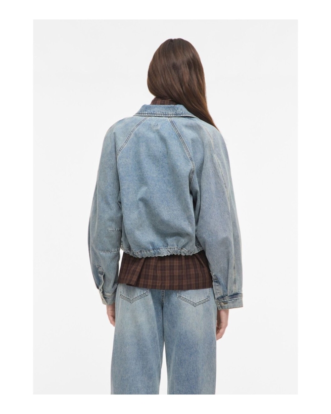 Rouge Edit - DENIM BOMBER JACKET