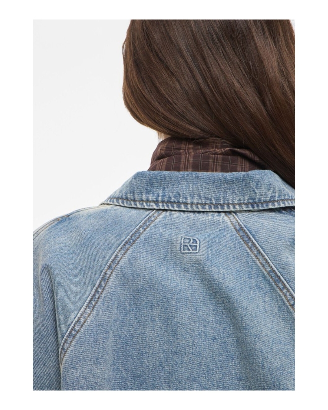 Rouge Edit - DENIM BOMBER JACKET