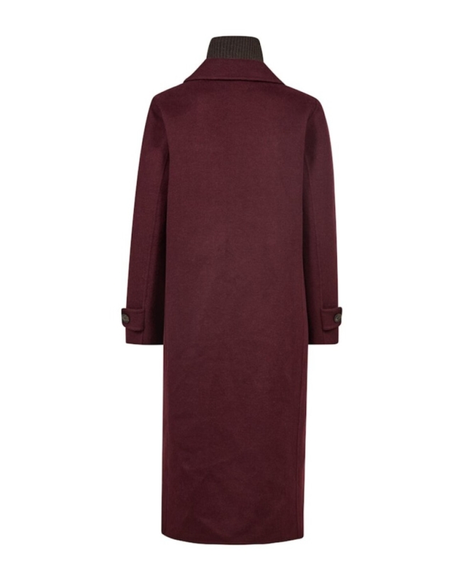 Mos Mosh - Alva Loisa Mock Neck Frakke