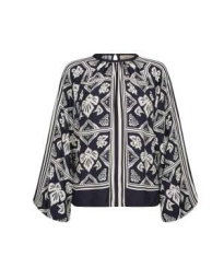 Mos Mosh - Milkey Linocut Blouse