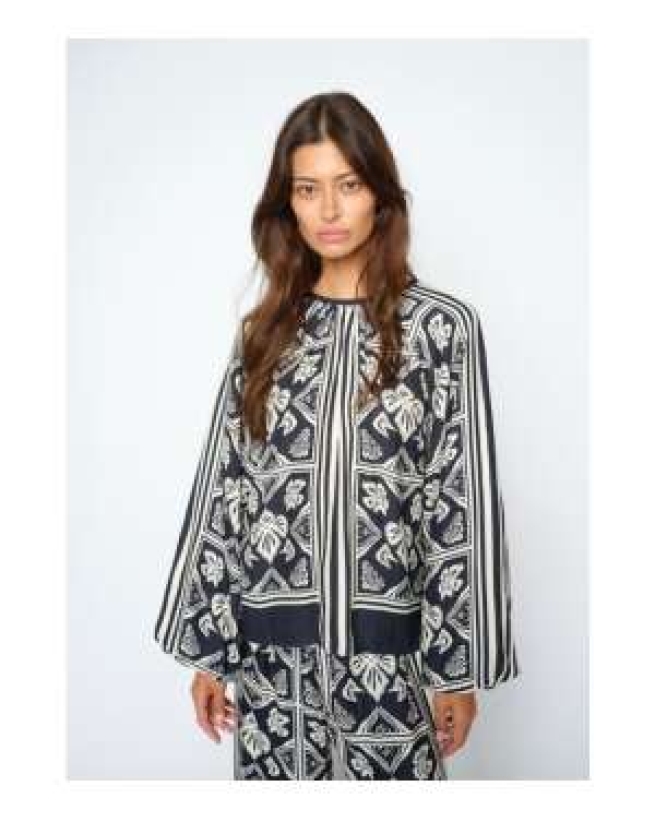 Mos Mosh - Milkey Linocut Blouse