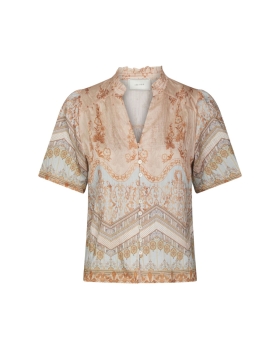 Neo Noir - Torana Flower Border Blouse Neo Noir - Torana Flower Border Blouse