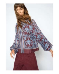 Mos Mosh - Milkey Linocut Blouse Mos Mosh - Milkey Linocut Blouse