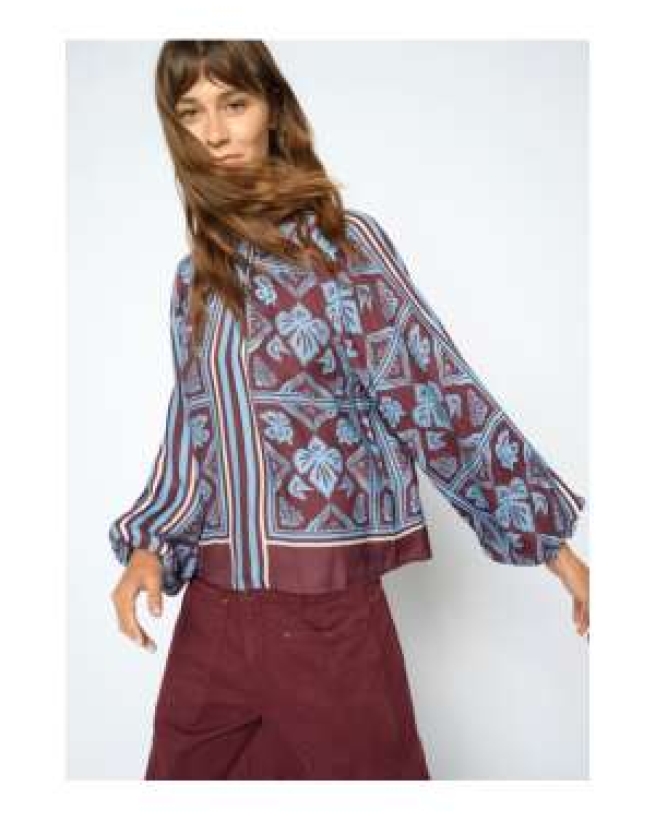 Mos Mosh - Milkey Linocut Blouse