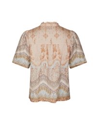 Neo Noir - Torana Flower Border Blouse Neo Noir - Torana Flower Border Blouse