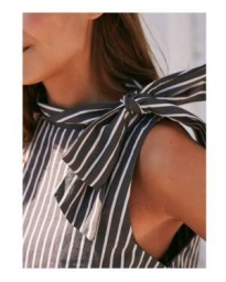 Neo Noir - Veda Wide Stripe Top Neo Noir - Veda Wide Stripe Top