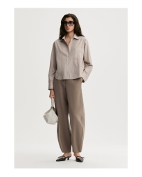 By Malene Birger - Audrey Cropped økologisk bomuldsskjorte By Malene Birger - Audrey Cropped økologisk bomuldsskjorte