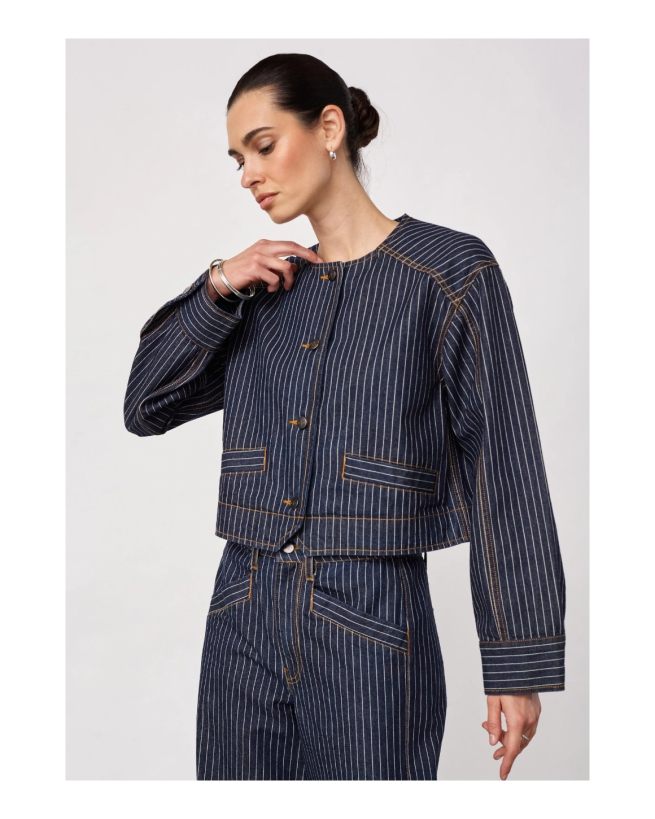 Co Couture - SIGGA Denim Blazer