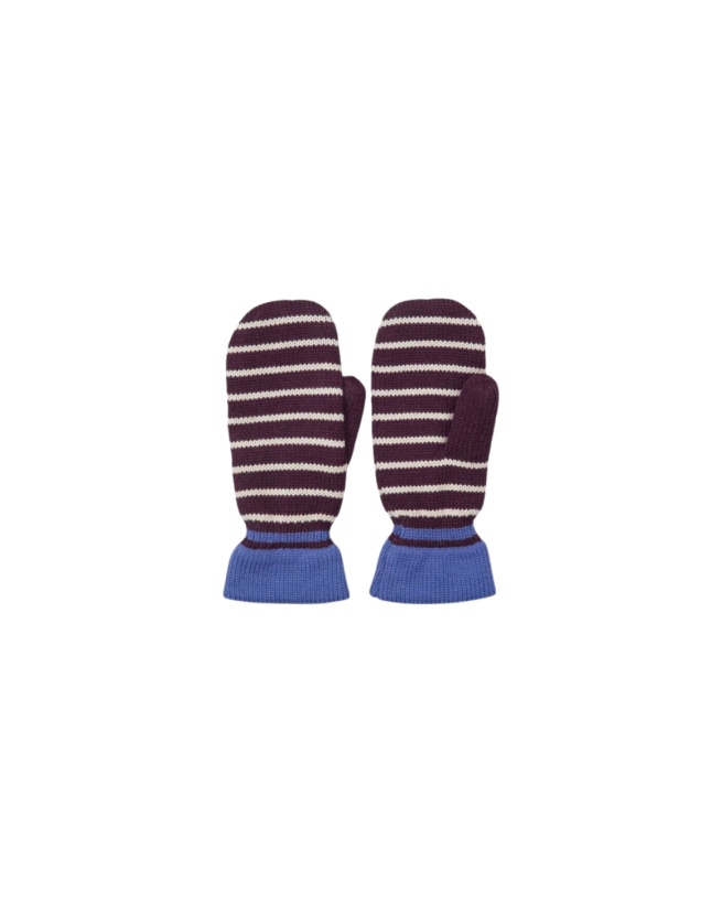 Beck Søndergaard - Thin Striped Emerald Mittens