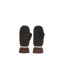Beck Søndergaard - Thin Striped Emerald Mittens Beck Søndergaard - Thin Striped Emerald Mittens