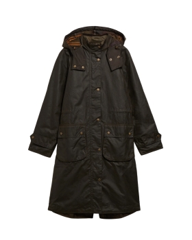BARBOUR - Long Cannich Wax Jacket