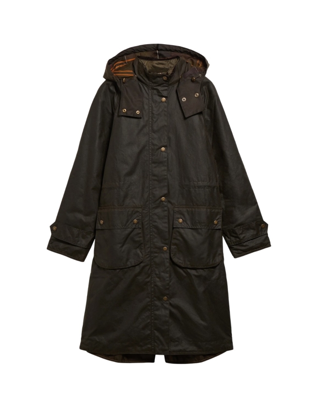 BARBOUR - Long Cannich Wax Jacket