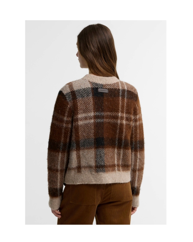 BARBOUR - Glendyn Tartan Crew Neck Jumper
