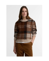 BARBOUR - Glendyn Tartan Crew Neck Jumper BARBOUR - Glendyn Tartan Crew Neck Jumper