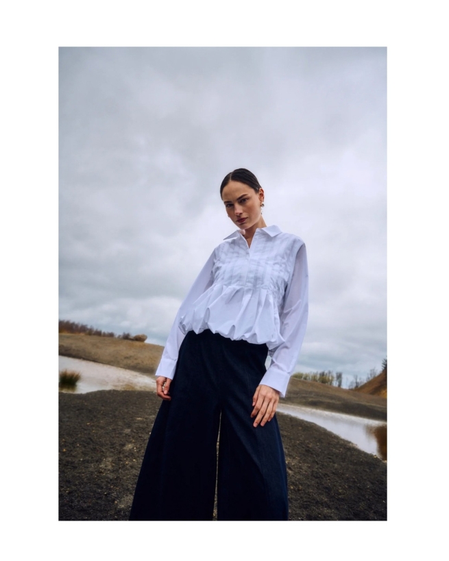 Copenhagen Muse - Pleat Bluse