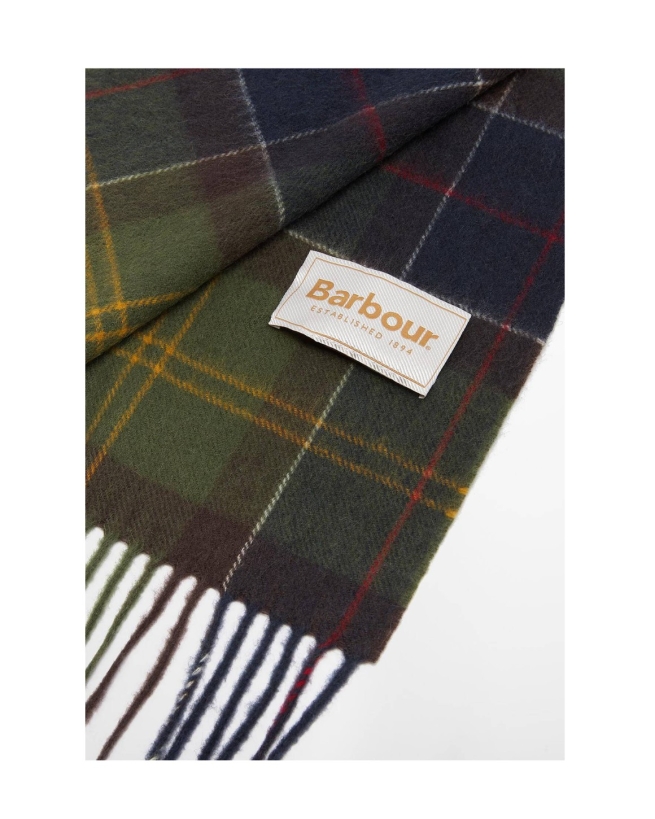 BARBOUR - Tartan Lambswool Cashmere Scarf