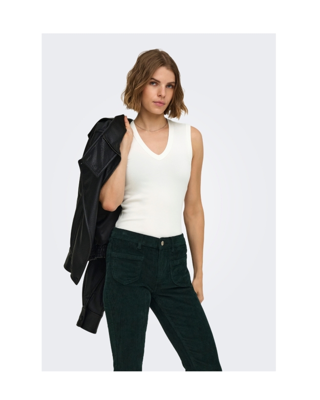 Only - RILEY S/L V-Neck Top