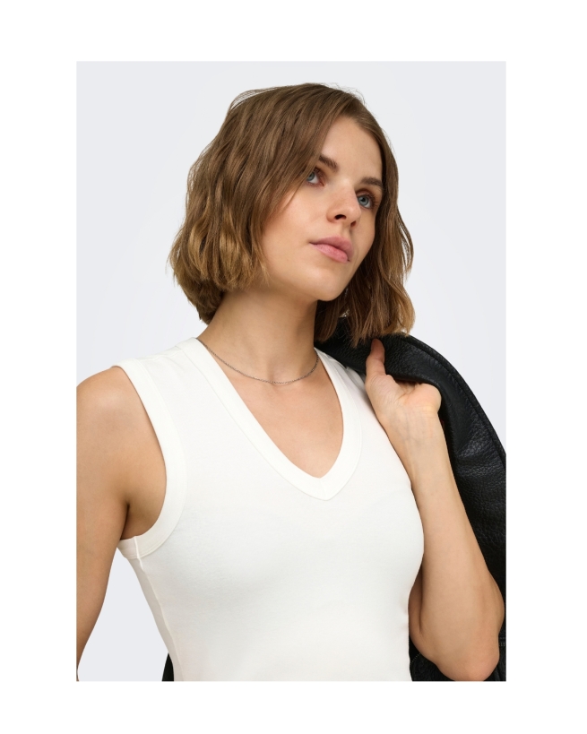 Only - RILEY S/L V-Neck Top