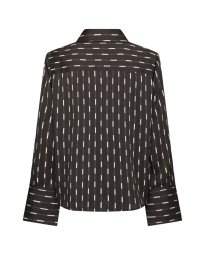 Neo Noir - Mistan Print Shirt Dark Brown Neo Noir - Mistan Print Shirt Dark Brown