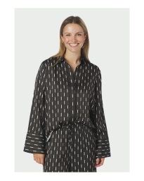 Neo Noir - Mistan Print Shirt Dark Brown Neo Noir - Mistan Print Shirt Dark Brown