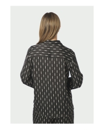 Neo Noir - Mistan Print Shirt Dark Brown Neo Noir - Mistan Print Shirt Dark Brown